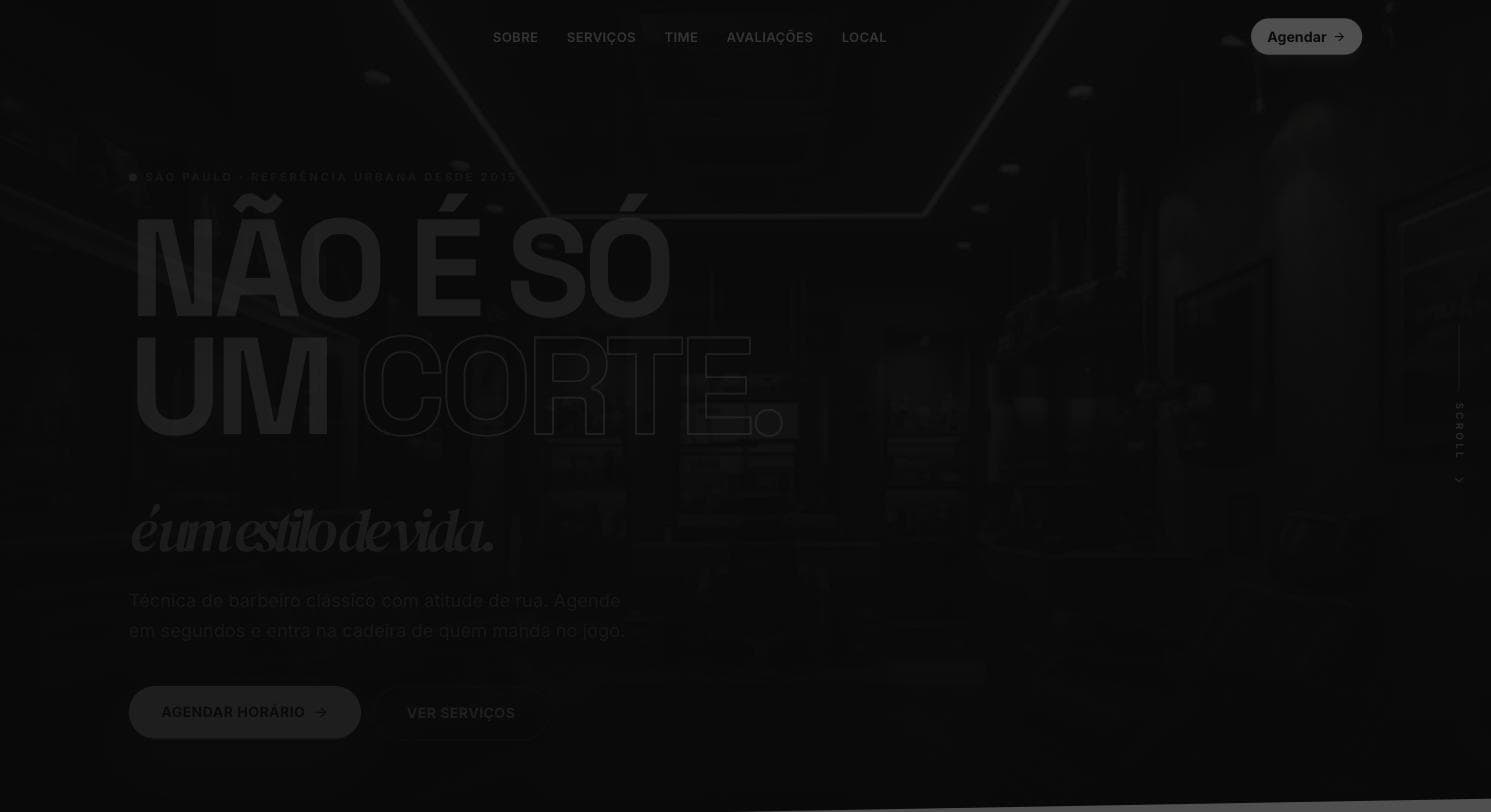 SaaS para barbearia premium